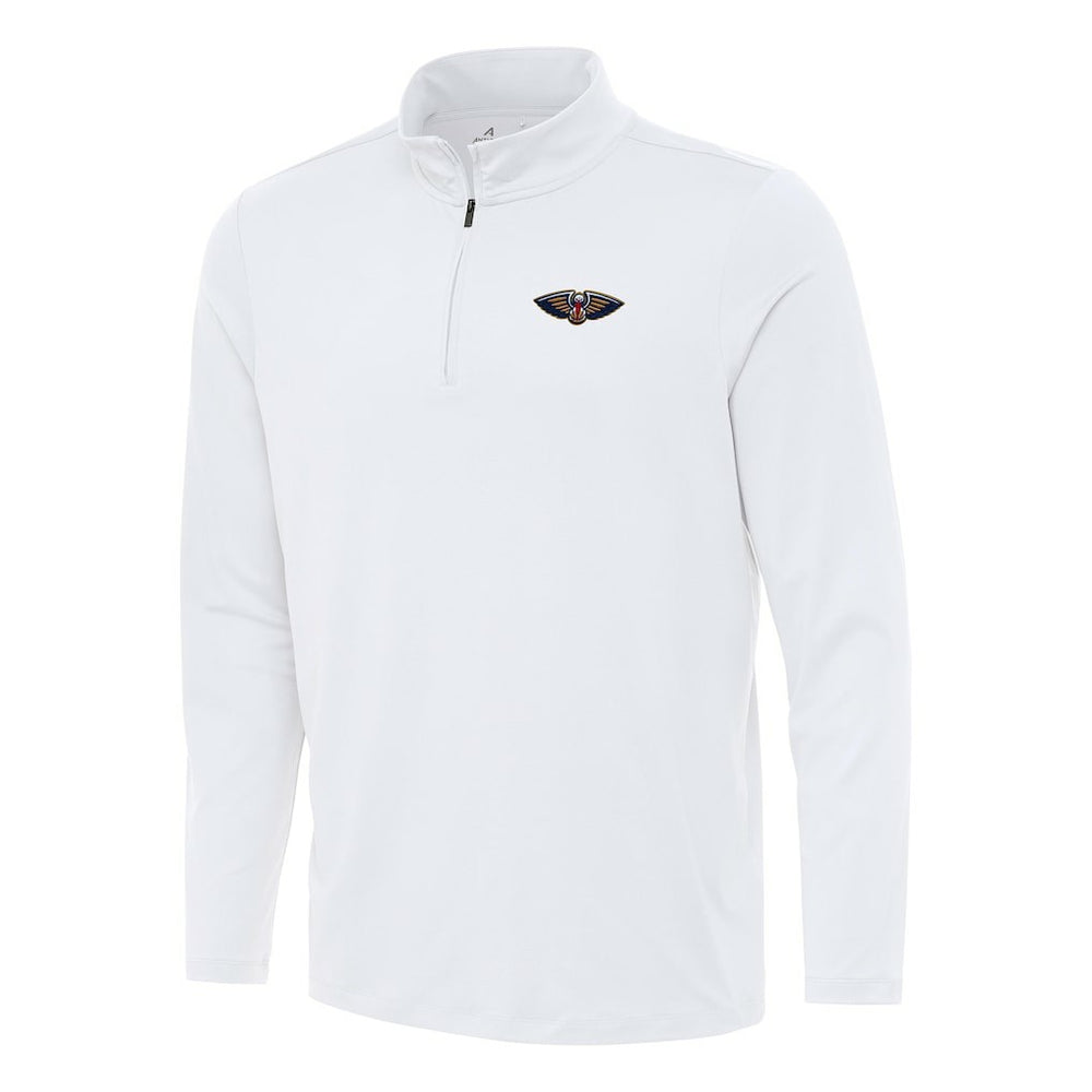 New Orleans Pelicans Antigua Reprocess Quarter-Zip Top - White shop