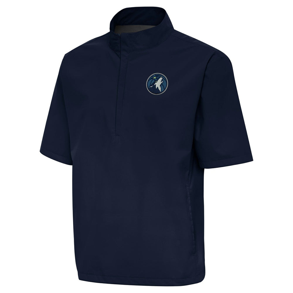 Minnesota Timberwolves Antigua Brisk Quarter-Zip Windbreaker - Navy shop