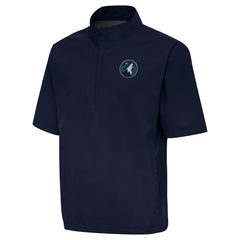 Minnesota Timberwolves Antigua Brisk Quarter-Zip Windbreaker - Navy shop