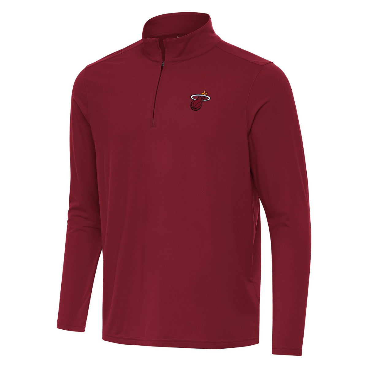 Miami Heat Antigua Intent Quarter-Zip Top - Cardinal discount
