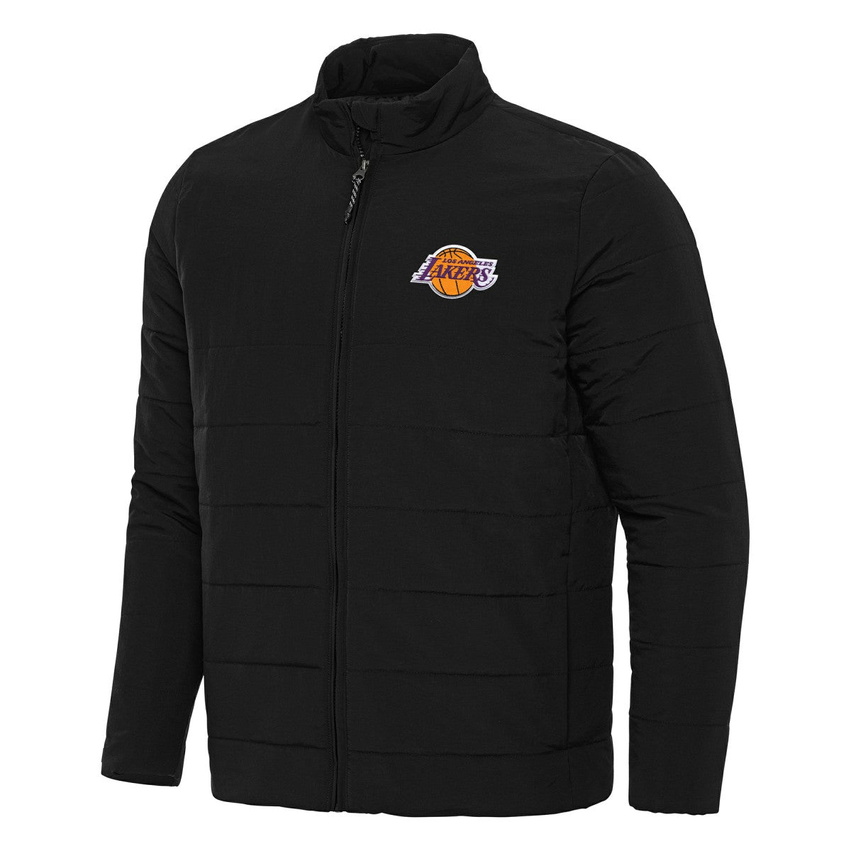Los Angeles Lakers Antigua Swelter Full-Zip Puffer Jacket - Black for sale