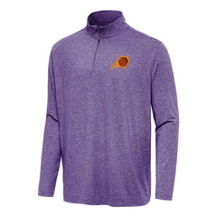 Phoenix Suns Antigua Hunk Quarter-Zip Top - Heather Purple on sale