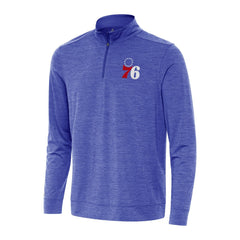 Philadelphia 76ers Antigua Bright Quarter-Zip Top - Heather Royal online