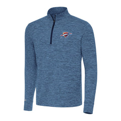 Oklahoma City Thunder Antigua Cause Quarter-Zip Top - Heather Navy cheap