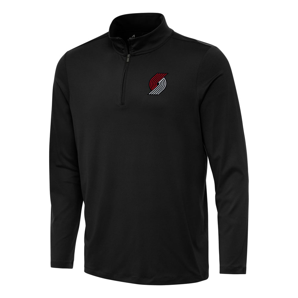 Portland Trail Blazers Antigua Reprocess Quarter-Zip Top - Black online