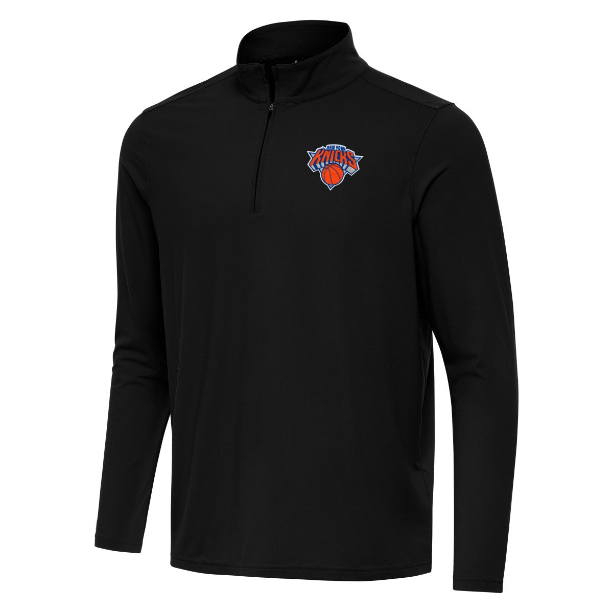 New York Knicks Antigua Intent Quarter-Zip Top - Black online