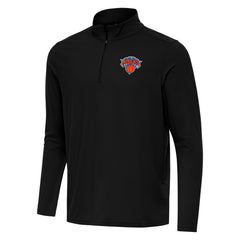 New York Knicks Antigua Intent Quarter-Zip Top - Black online