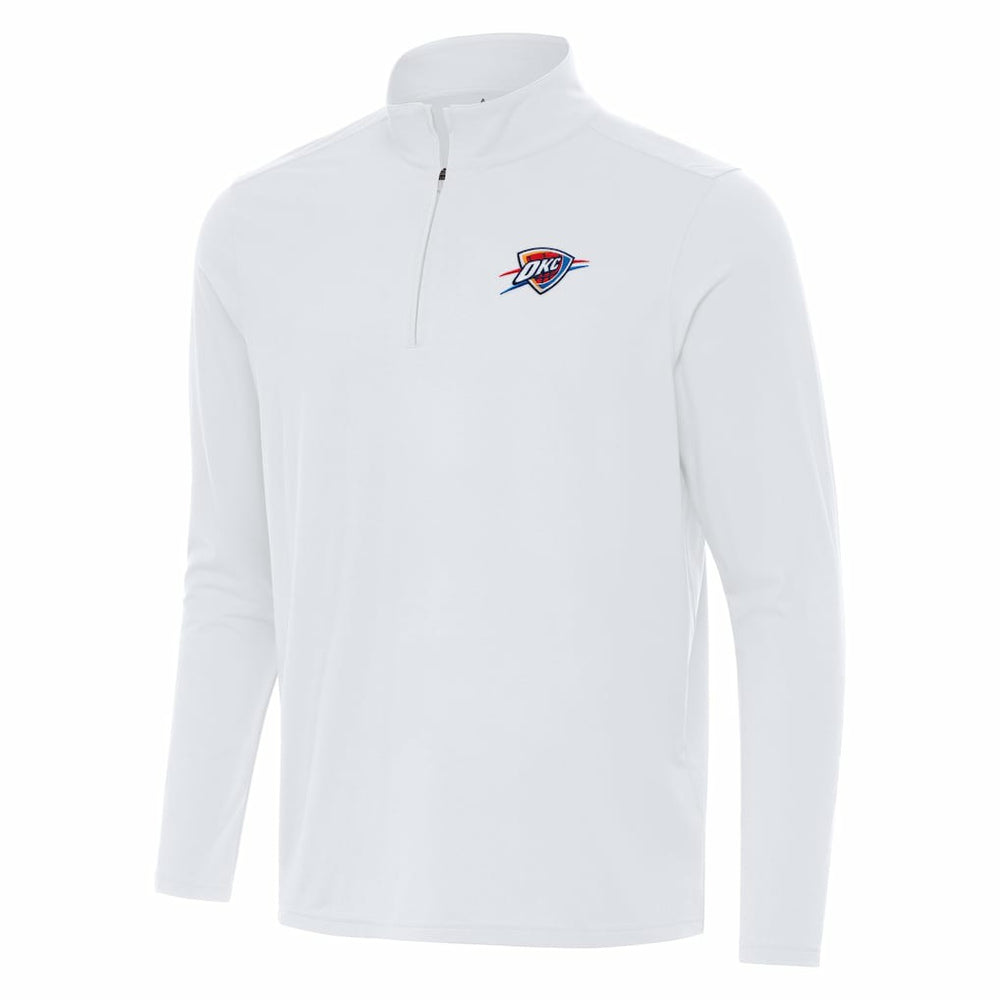 Oklahoma City Thunder Antigua Intent Quarter-Zip Top - White sale