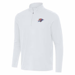 Oklahoma City Thunder Antigua Intent Quarter-Zip Top - White sale