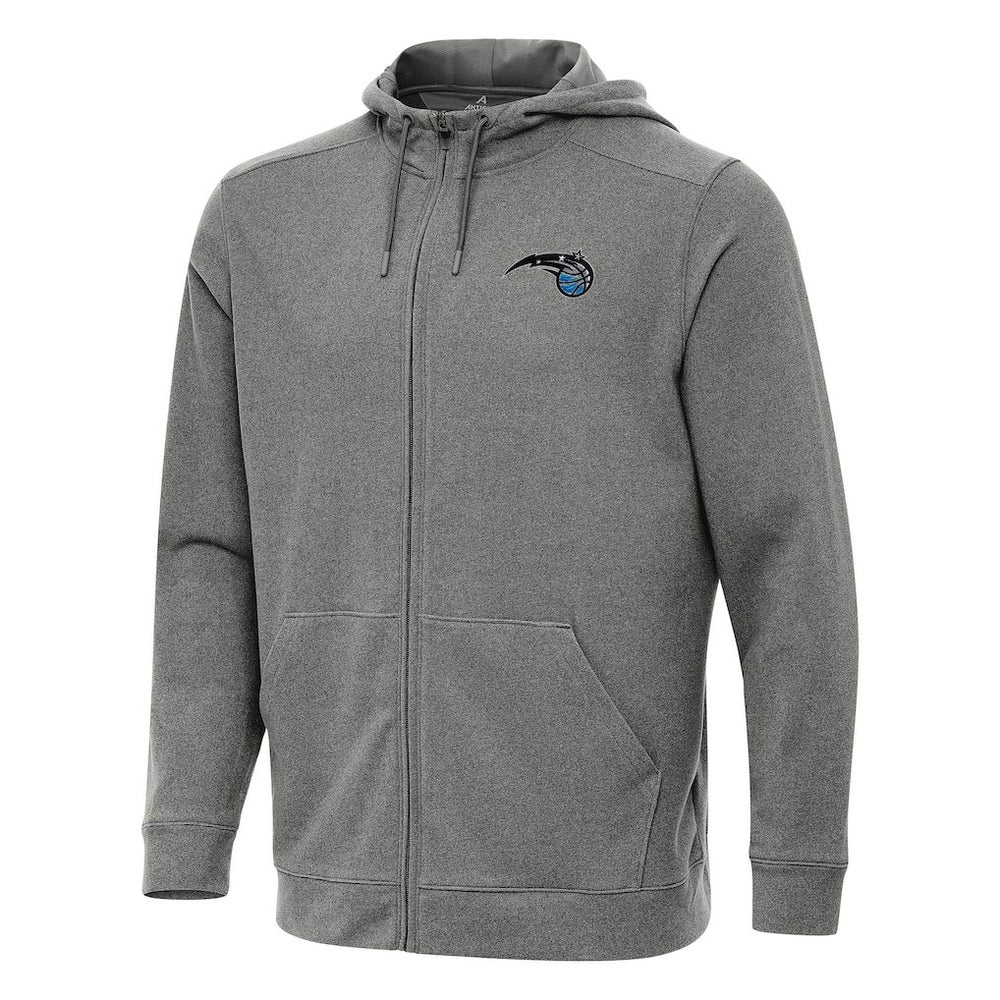 Orlando Magic Antigua Effortless Full-Zip Hoodie Jacket - Heather Charcoal discount
