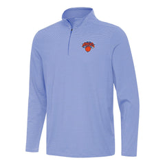 New York Knicks Antigua Twine Quarter-Zip Top - Royal on sale