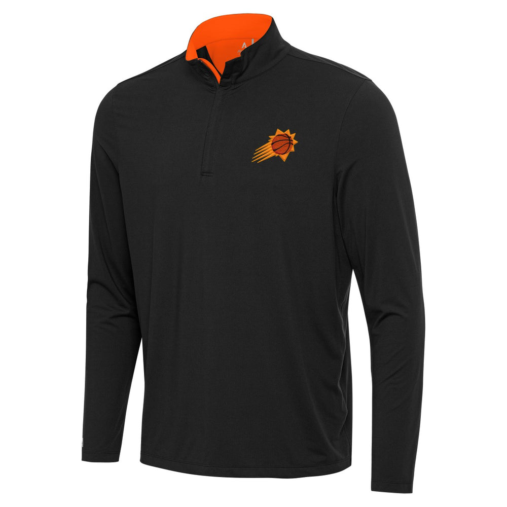 Phoenix Suns Antigua Content Quarter-Zip Top - Black/Orange online