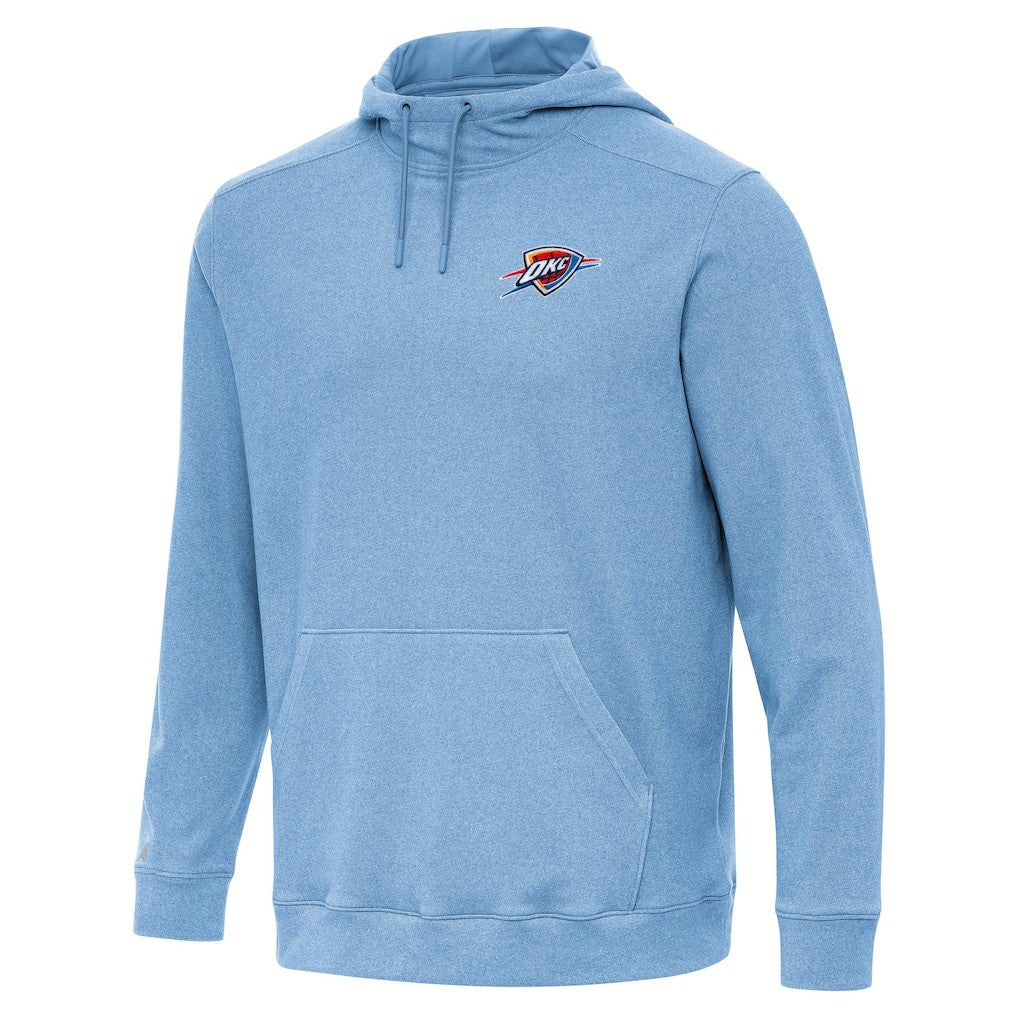 Oklahoma City Thunder Antigua Cloud Pullover Hoodie sale - Heather Powder Blue sale