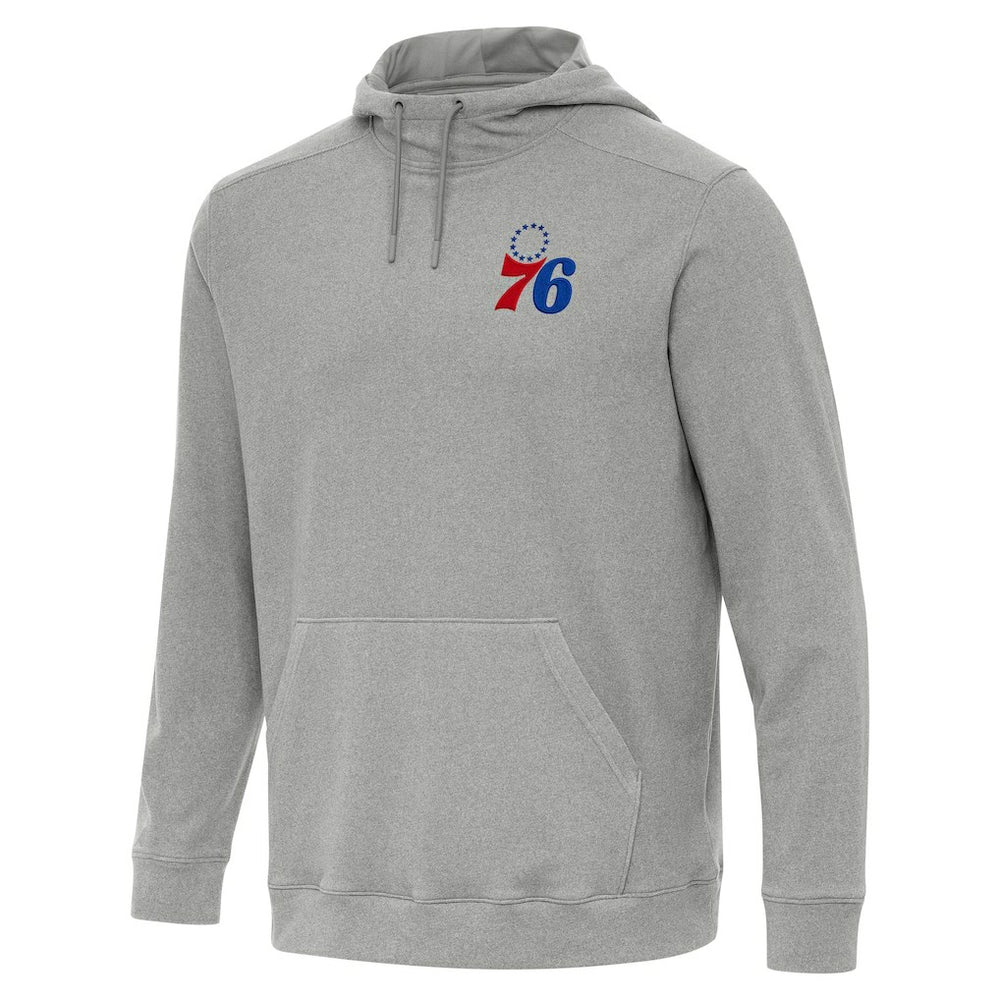 Philadelphia 76ers Antigua Cloud Pullover Hoodie - Heather Gray shop