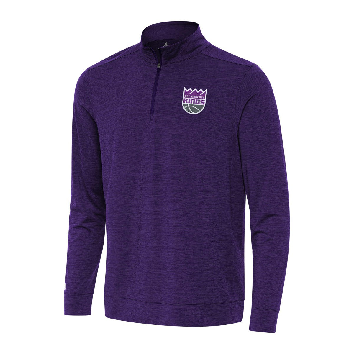 Sacramento Kings Antigua Bright Quarter-Zip Top - Heather Purple sale