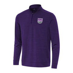 Sacramento Kings Antigua Bright Quarter-Zip Top - Heather Purple sale