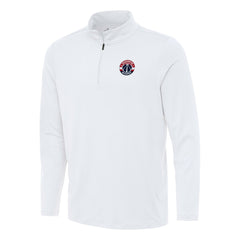 Washington Wizards Antigua Reprocess Quarter-Zip Top - White shop