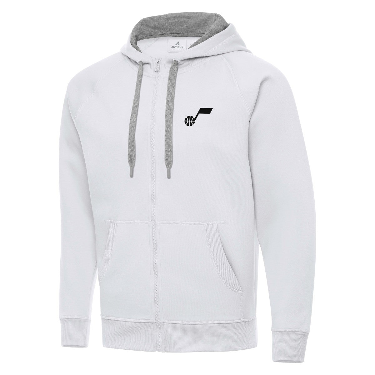 Utah Jazz Antigua Big & Tall Victory Full-Zip Hoodie Jacket - White sale