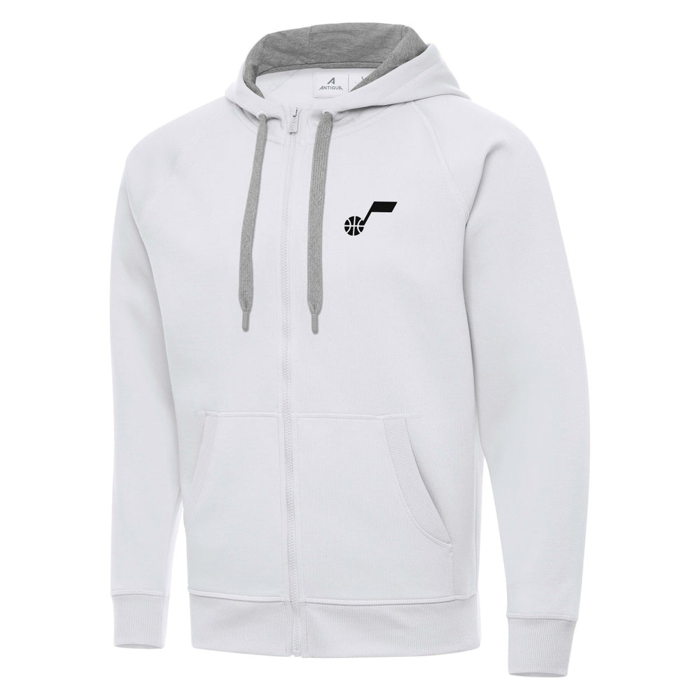 Utah Jazz Antigua Big & Tall Victory Full-Zip Hoodie Jacket - White sale