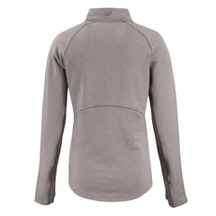 Cleveland Browns Cutter & Buck Women's Peshastin Eco Fleece Recycled Half-Zip Pullover Top - Heather Gray cheap