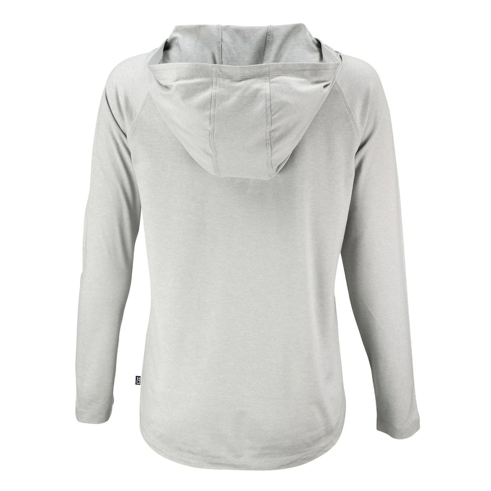 Cleveland Browns Cutter & Buck Women's Coastline Epic Comfort Eco Recycled Quarter-Snap Long Sleeve Hoodie T-Shirt - Gray outlet