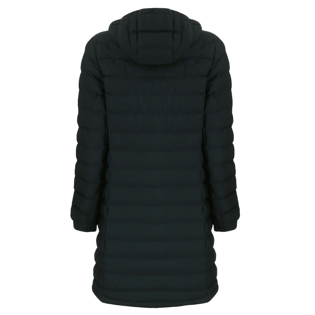 Cleveland Browns Cutter & Buck Women's Mission Ridge Repreve Eco Insulated Full-Zip Hoodie Long Puffer Jacket - Black cheap