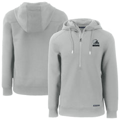 Cleveland Browns Cutter & Buck Roam Eco Recycled Half-Zip Pullover Hoodie - Gray discount