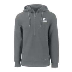 Cleveland Browns Cutter & Buck Roam Eco Recycled Half-Zip Pullover Hoodie - Gray for sale