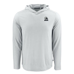 Cleveland Browns Cutter & Buck Coastline Epic Comfort Eco Recycled Long Sleeve Hooded T-Shirt - Gray outlet