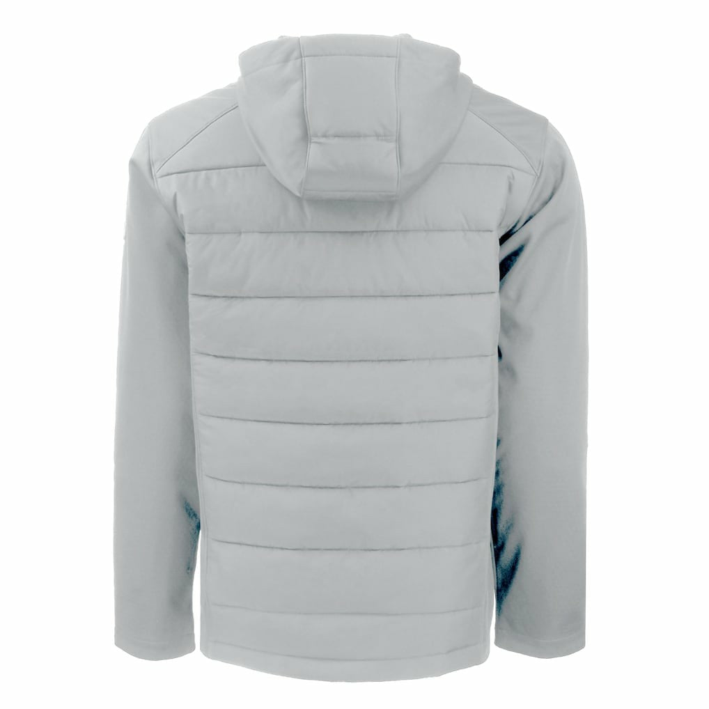 Cleveland Browns Cutter & Buck Evoke Hybrid Eco Softshell Recycled Full-Zip Hooded Jacket - Gray sale