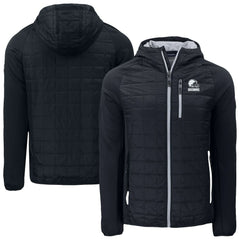 Cleveland Browns Cutter & Buck Rainier Primaloft Eco Full-Zip Hoodie Hybrid Jacket - Black online