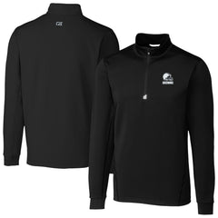 Cleveland Browns Cutter & Buck Big & Tall Traverse Stretch Eco Quarter-Zip Pullover Top - Black discount