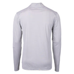 Cleveland Browns Cutter & Buck Big & Tall Virtue Eco Pique Micro Stripe Recycled Quarter-Zip Pullover Top - Gray online