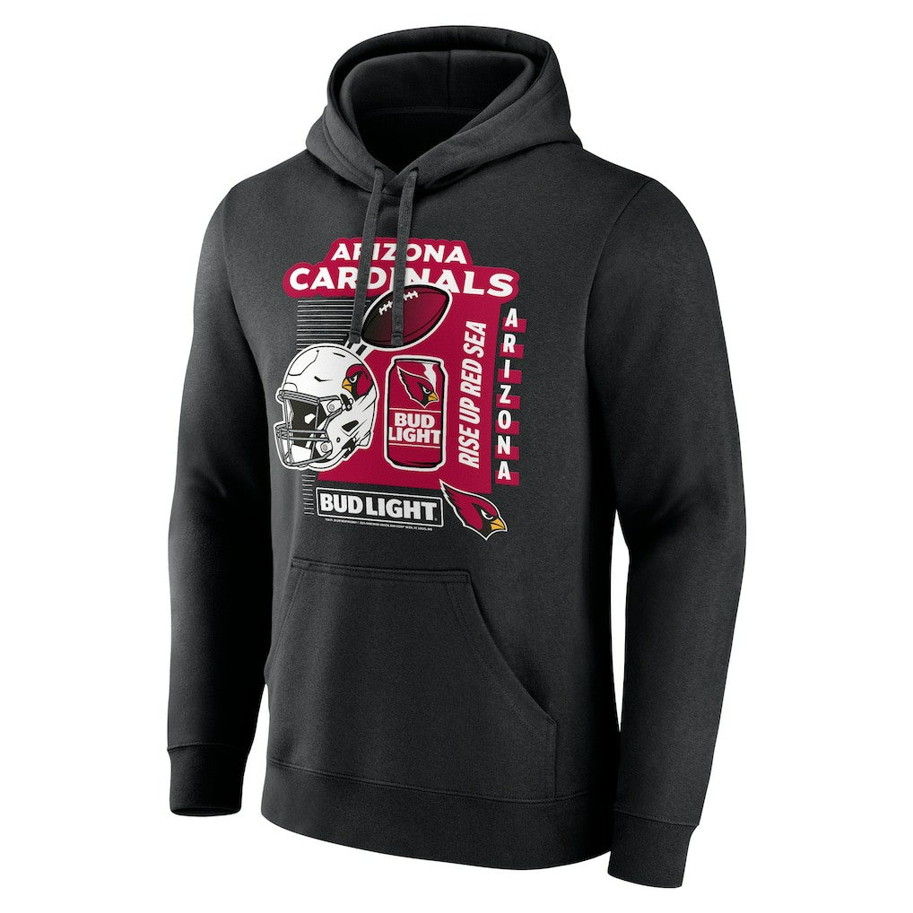 Arizona Cardinals Bud Light Pullover Hoodie - Black on sale