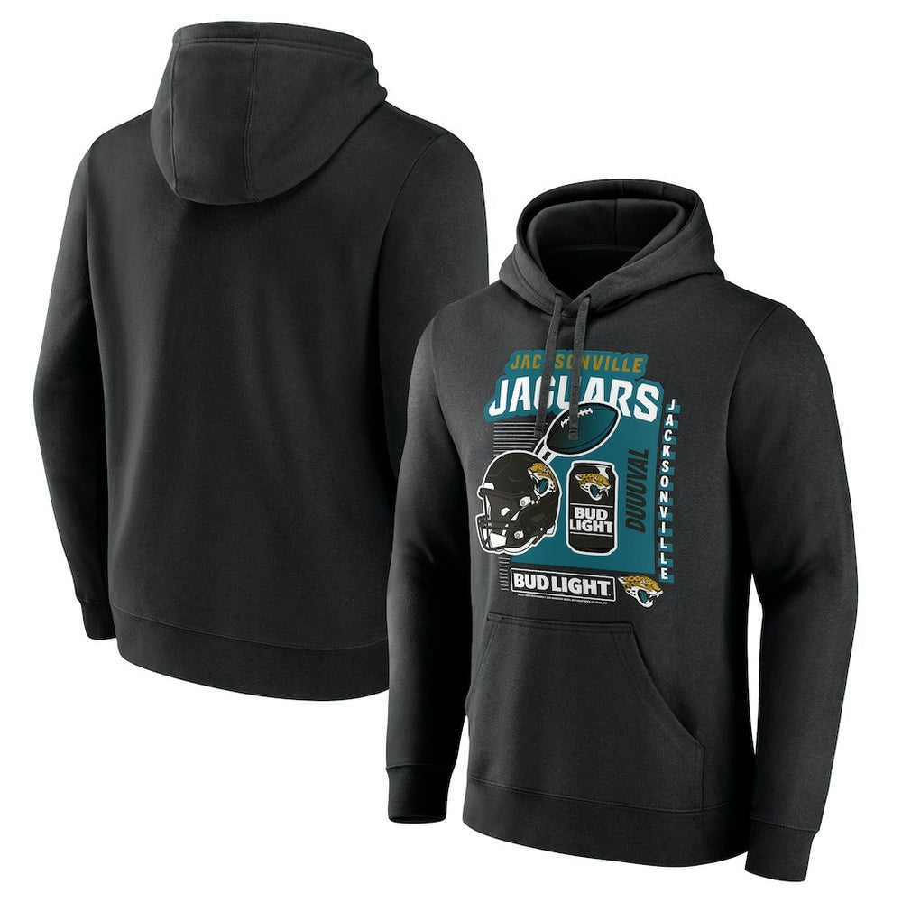Jacksonville Jaguars Bud Light Pullover Hoodie - Black discount