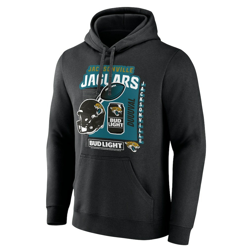 Jacksonville Jaguars Bud Light Pullover Hoodie - Black discount
