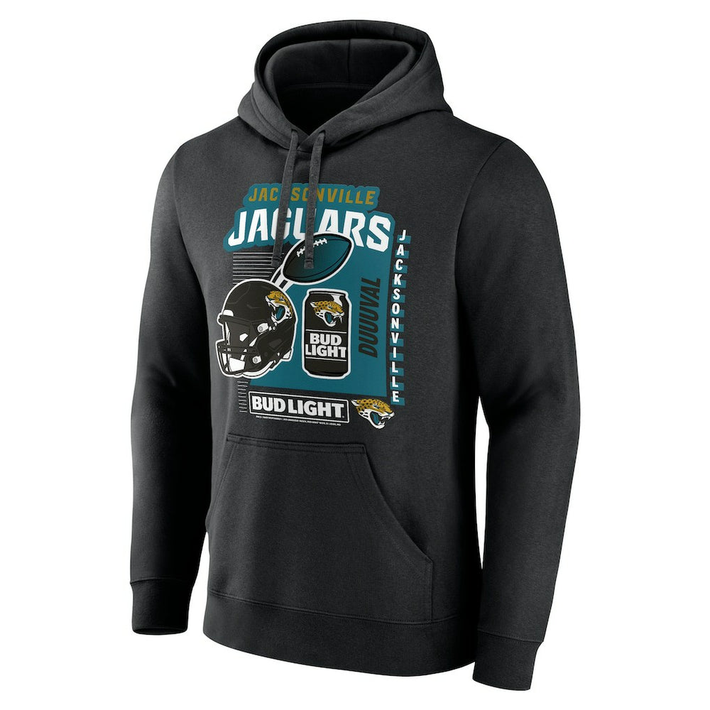 Jacksonville Jaguars Bud Light Pullover Hoodie - Black discount