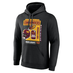 Washington Commanders Bud Light Pullover Hoodie - Black discount