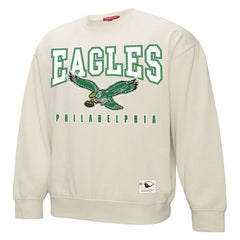 Philadelphia Eagles Women's Fandom Fleece Pullover Sweatshirt - Cream outlet
