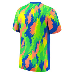Brazil Women's National Team 2025 Academy Pro Pre-Match Performance Top - Blue shop