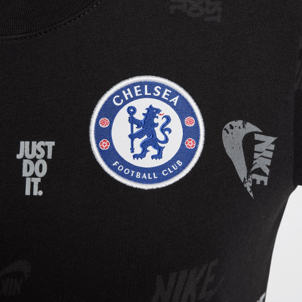 Chelsea Youth Just Do It Crest T-Shirt - Black sale