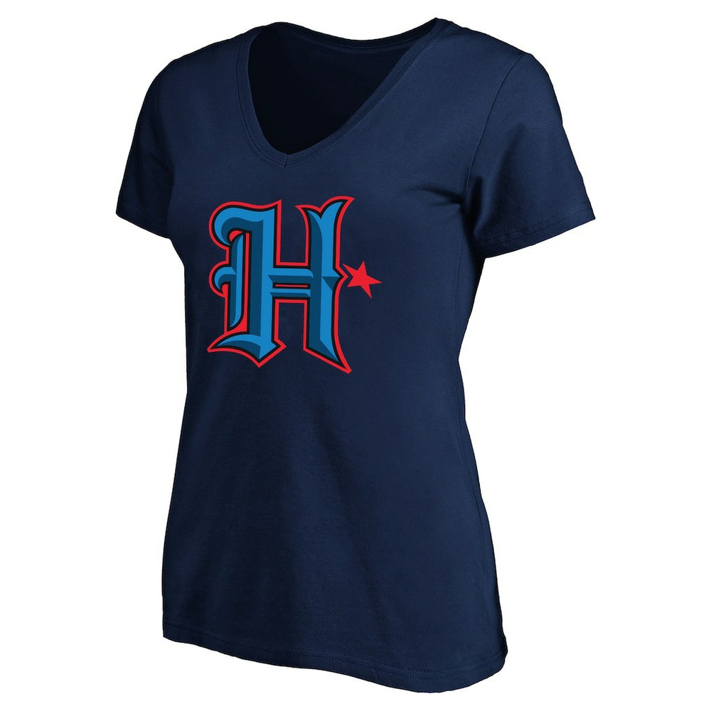 C.J. Stroud Houston Texans Women's Plus Size Fair Catch Name & Number Scoop Neck T-Shirt - Navy discount