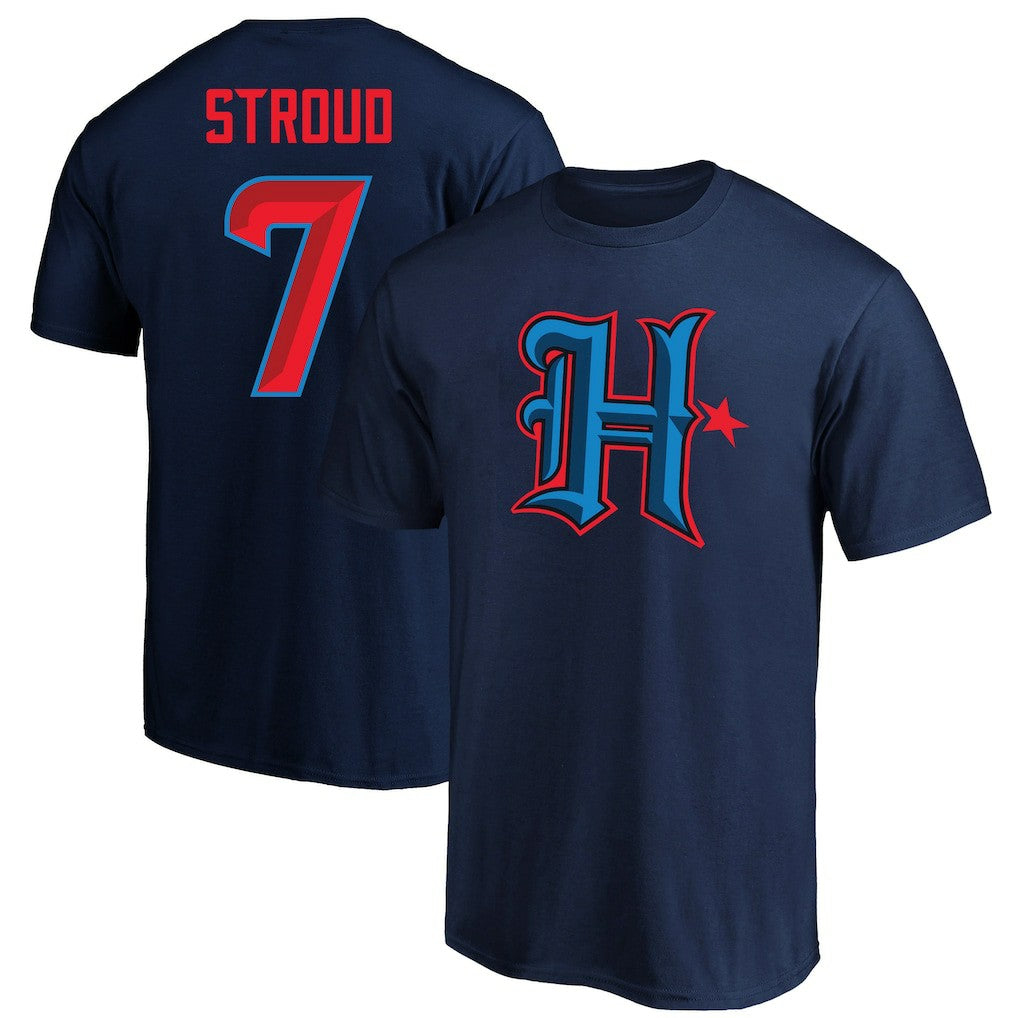 C.J. Stroud Houston Texans Big & Tall Player Name & Number T-Shirt - Navy sale
