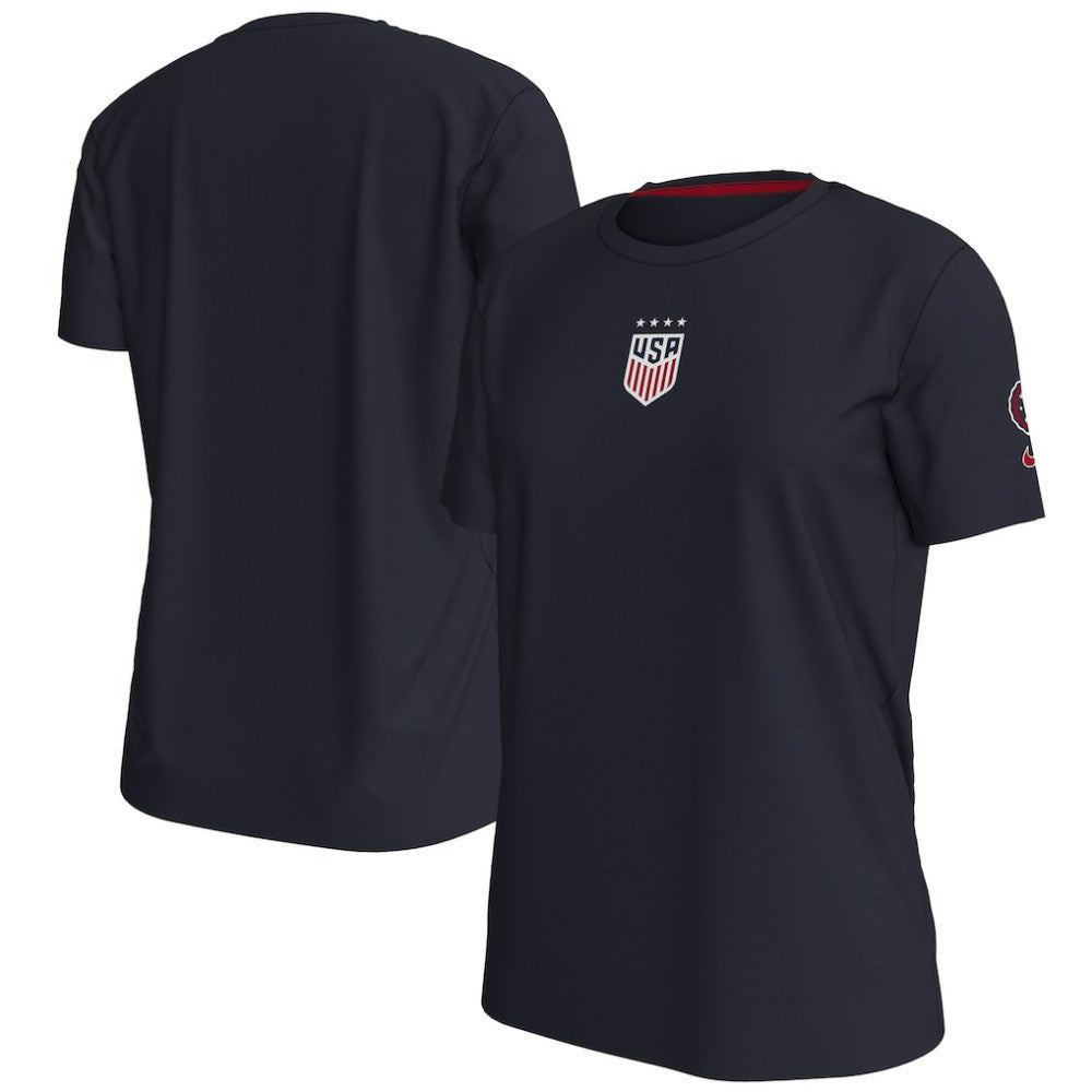 USWNT Women's Crest T-Shirt - Navy discount