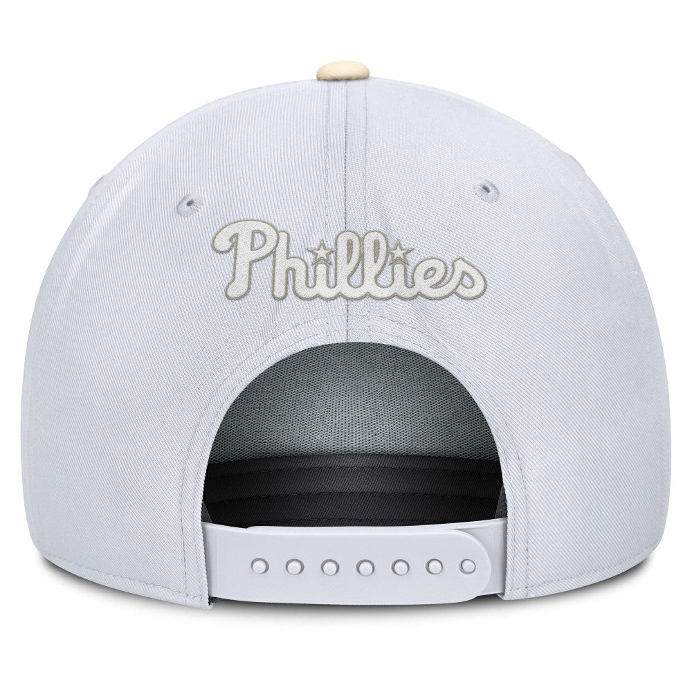 Philadelphia Phillies Pro Performance Snapback Hat White/Cream