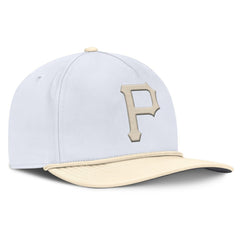 Pittsburgh Pirates Pro Performance Snapback Hat White/Cream