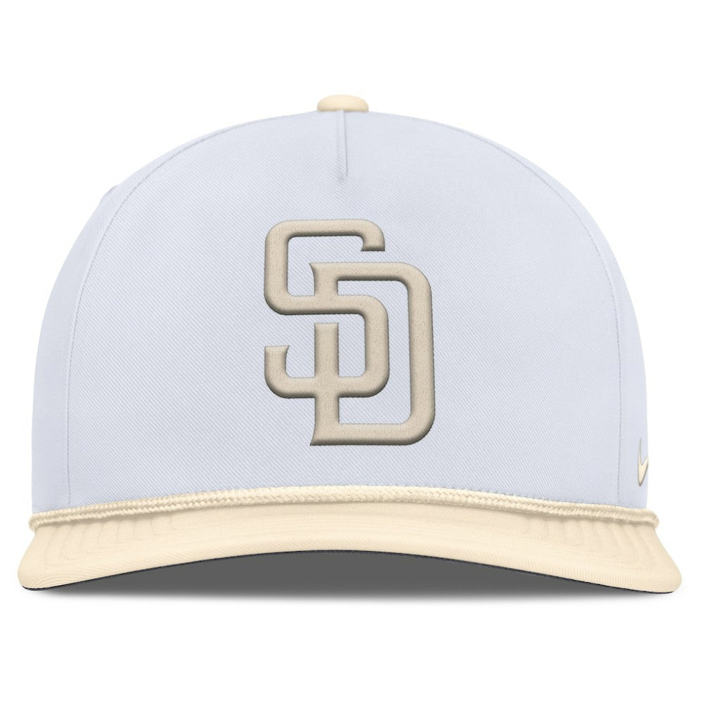 San Diego Padres Pro Performance Snapback Hat White/Cream