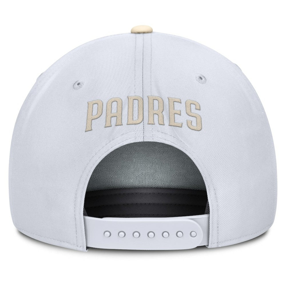 San Diego Padres Pro Performance Snapback Hat White/Cream