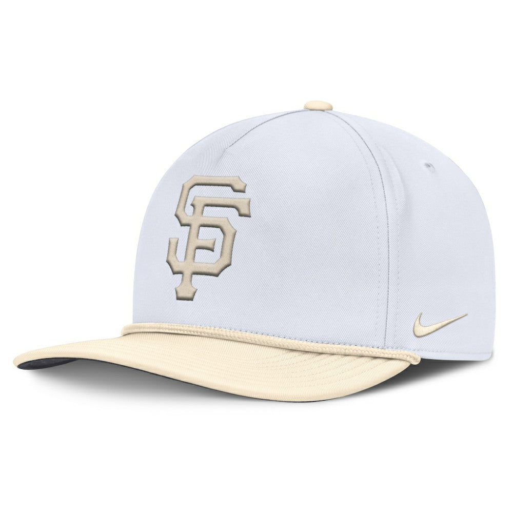 San Francisco Giants Pro Performance Snapback Hat White/Cream