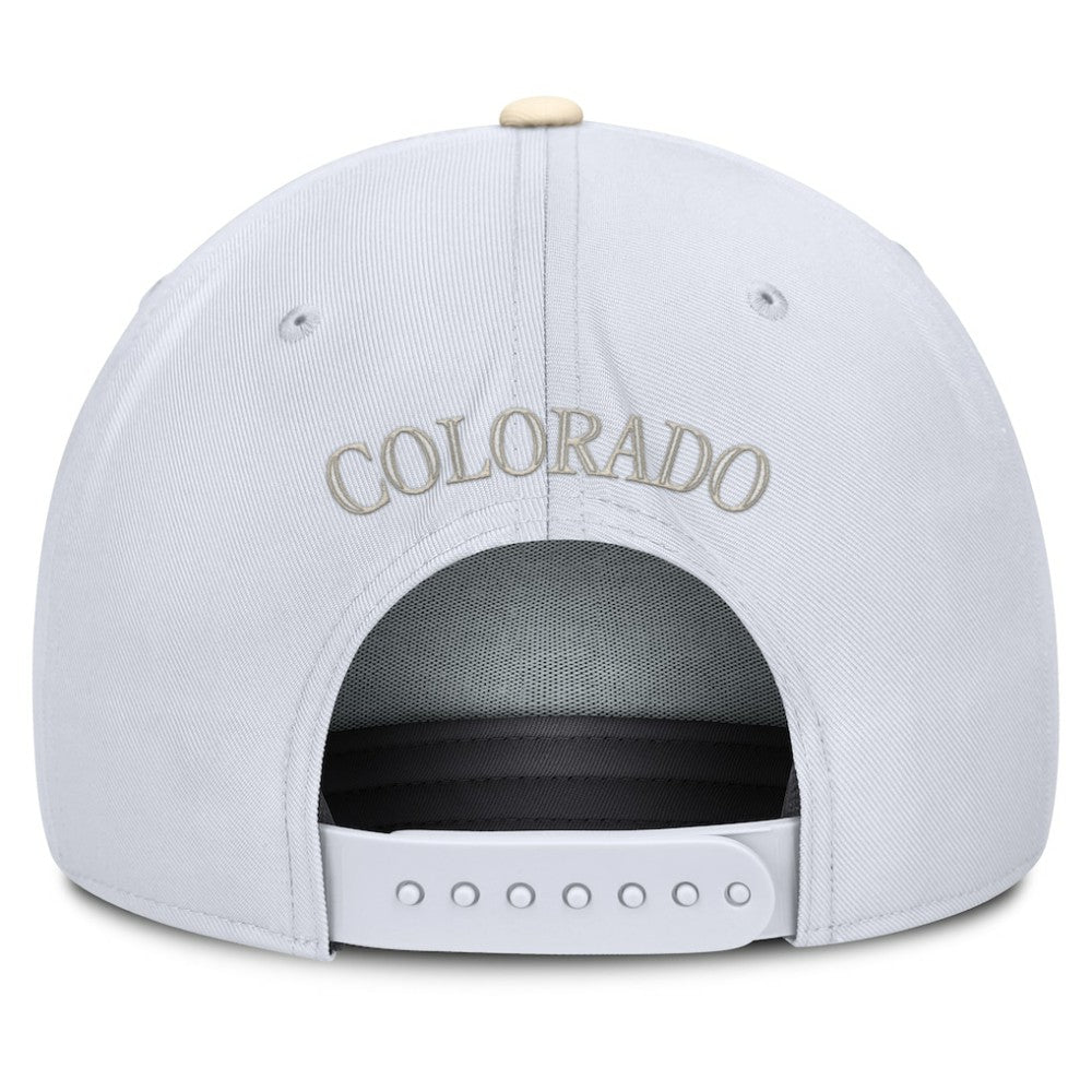 Colorado Rockies Pro Performance Snapback Hat White/Cream